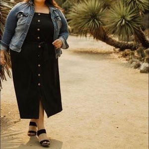 Ava and Viv Black Dress